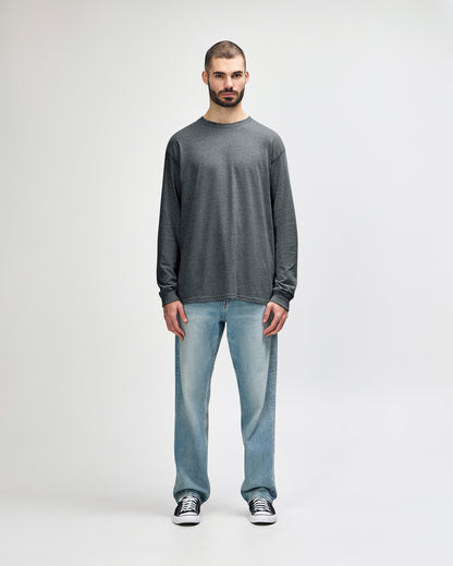 Gildan Ultra Cotton Adult Long Sleeve T-Shirt - Dark Heather
