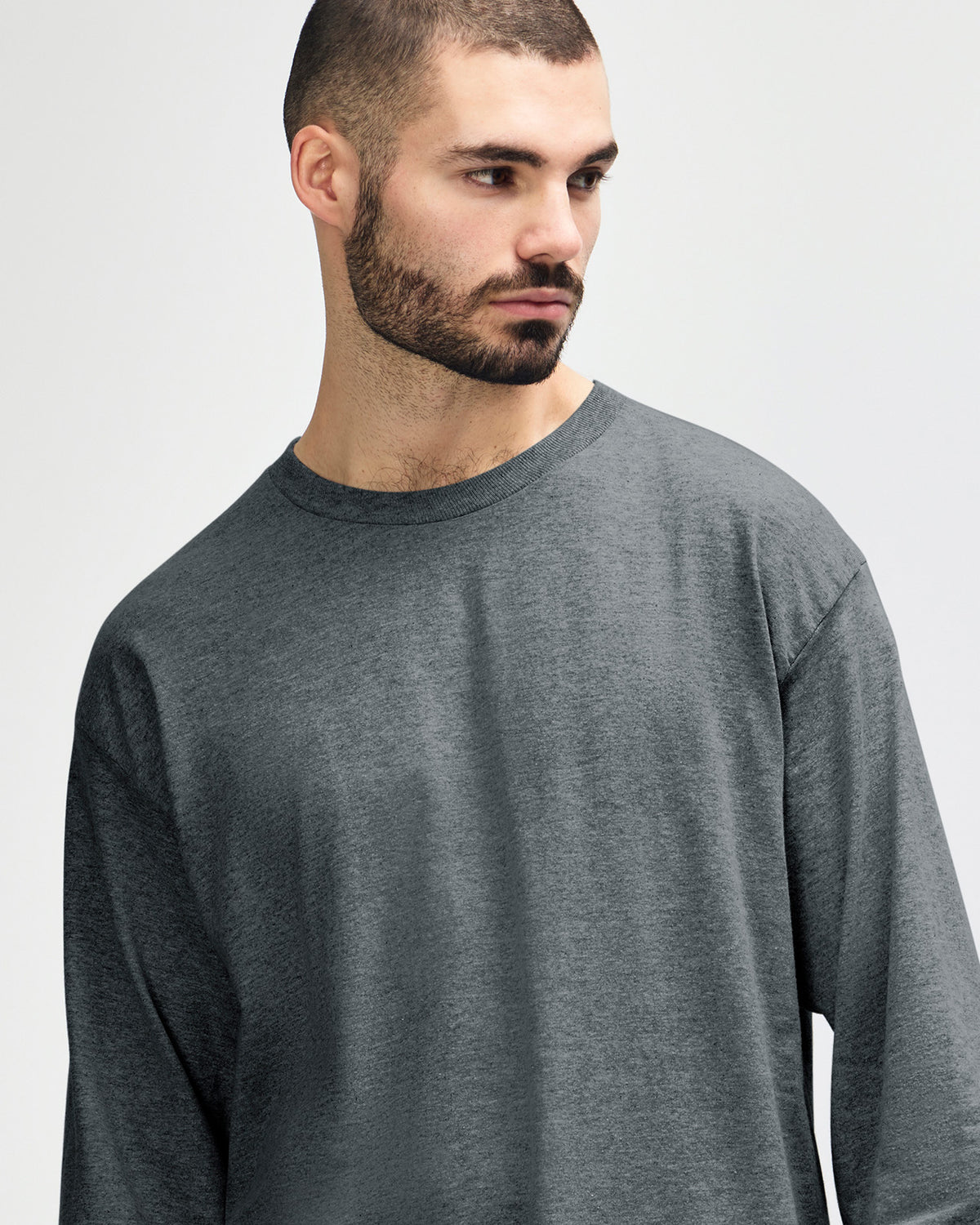 Gildan Ultra Cotton Adult Long Sleeve T-Shirt - Dark Heather