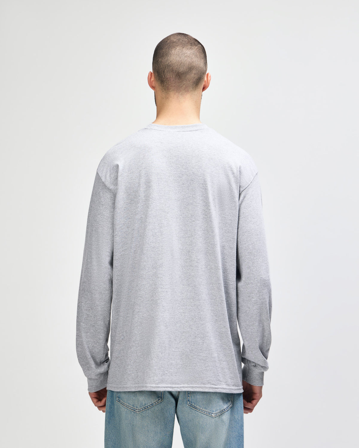 Gildan Ultra Cotton Adult Long Sleeve T-Shirt - Sport Grey