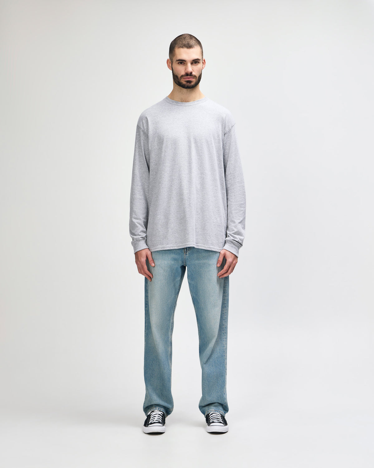 Gildan Ultra Cotton Adult Long Sleeve T-Shirt - Sport Grey