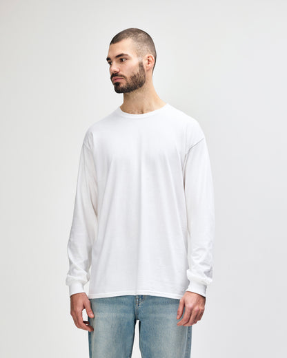 Gildan Ultra Cotton Adult Long Sleeve T-Shirt - White