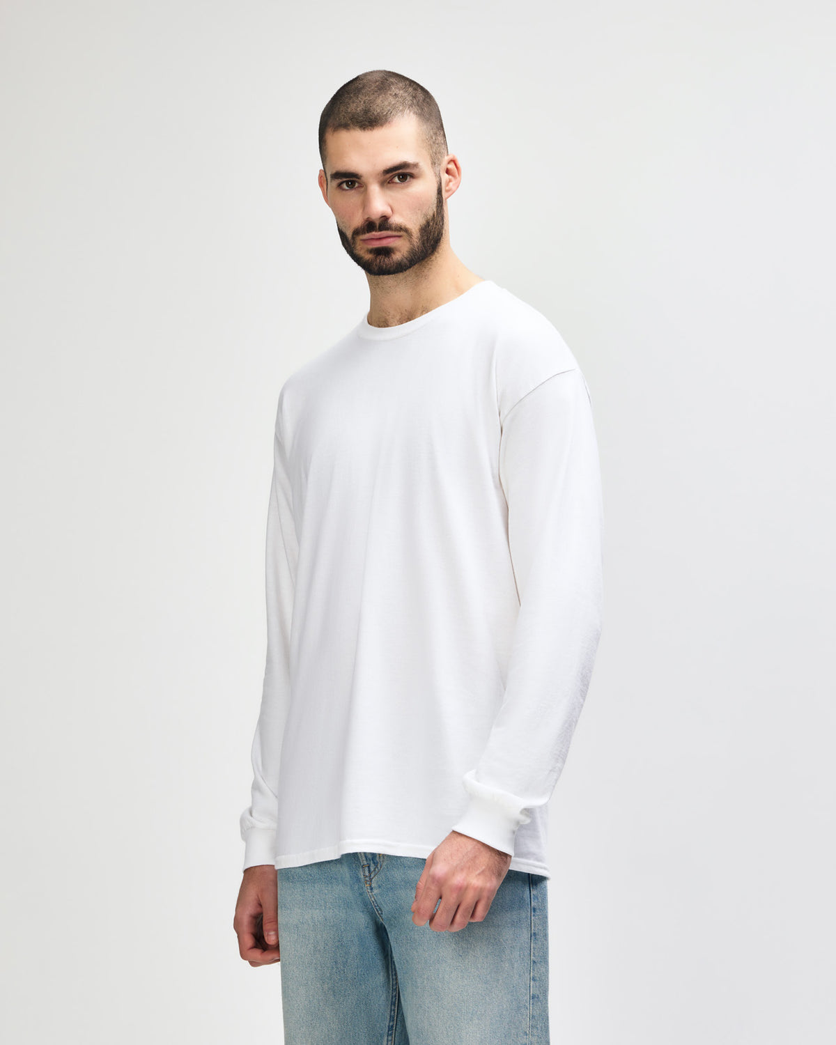 Gildan Ultra Cotton Adult Long Sleeve T-Shirt - White