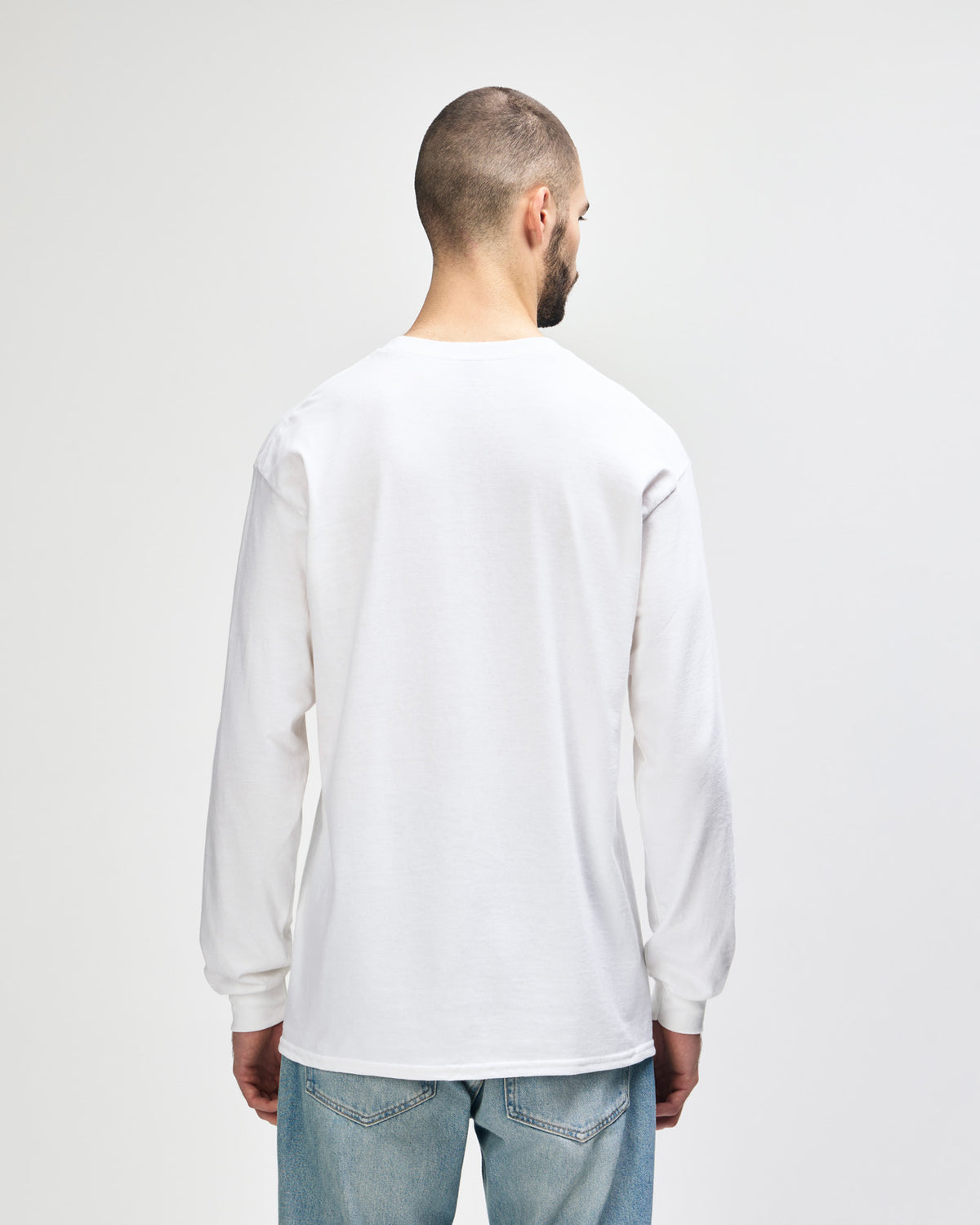 Gildan Ultra Cotton Adult Long Sleeve T-Shirt - White