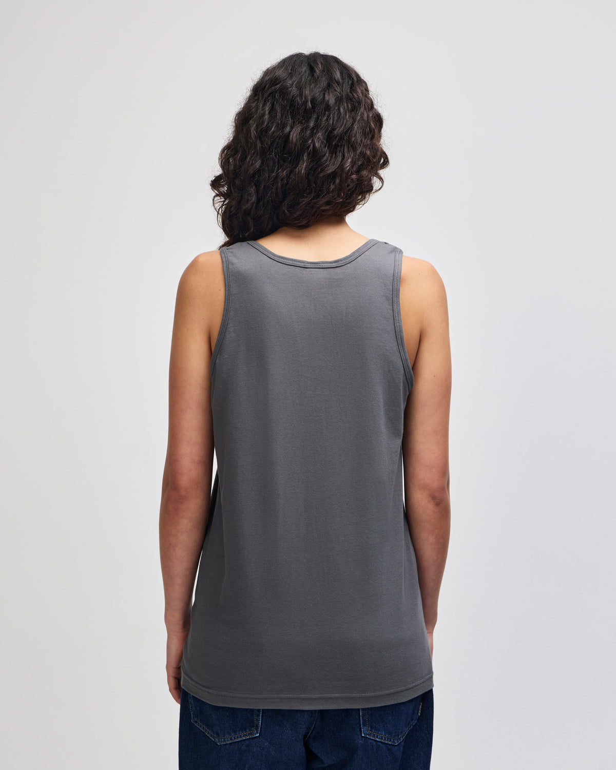 American Apparel Unisex Fine Jersey Tank - Asphalt
