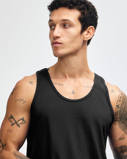 American Apparel Unisex Fine Jersey Tank - Black