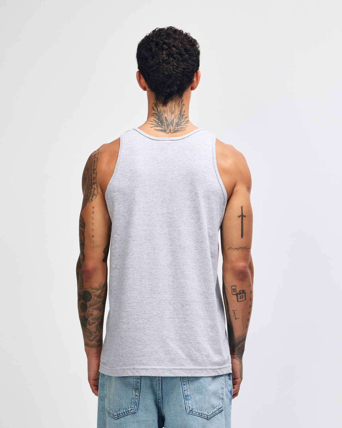 American Apparel Unisex Fine Jersey Tank - Heather Grey