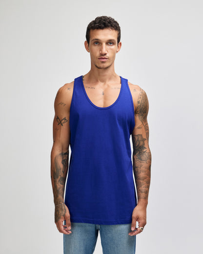 American Apparel Unisex Fine Jersey Tank - Lapis
