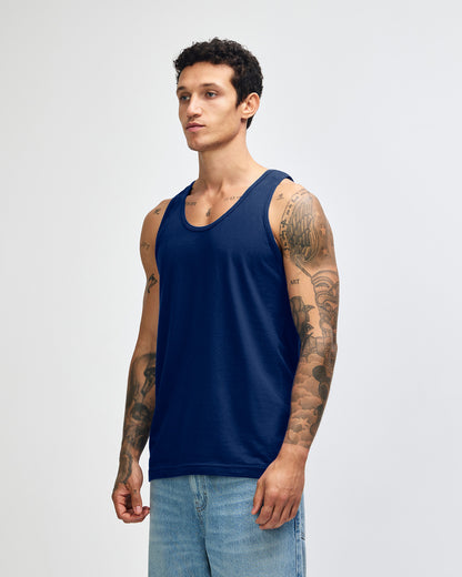 American Apparel Unisex Fine Jersey Tank - Navy