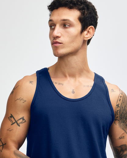 American Apparel Unisex Fine Jersey Tank - Navy