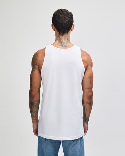 American Apparel Unisex Fine Jersey Tank - White
