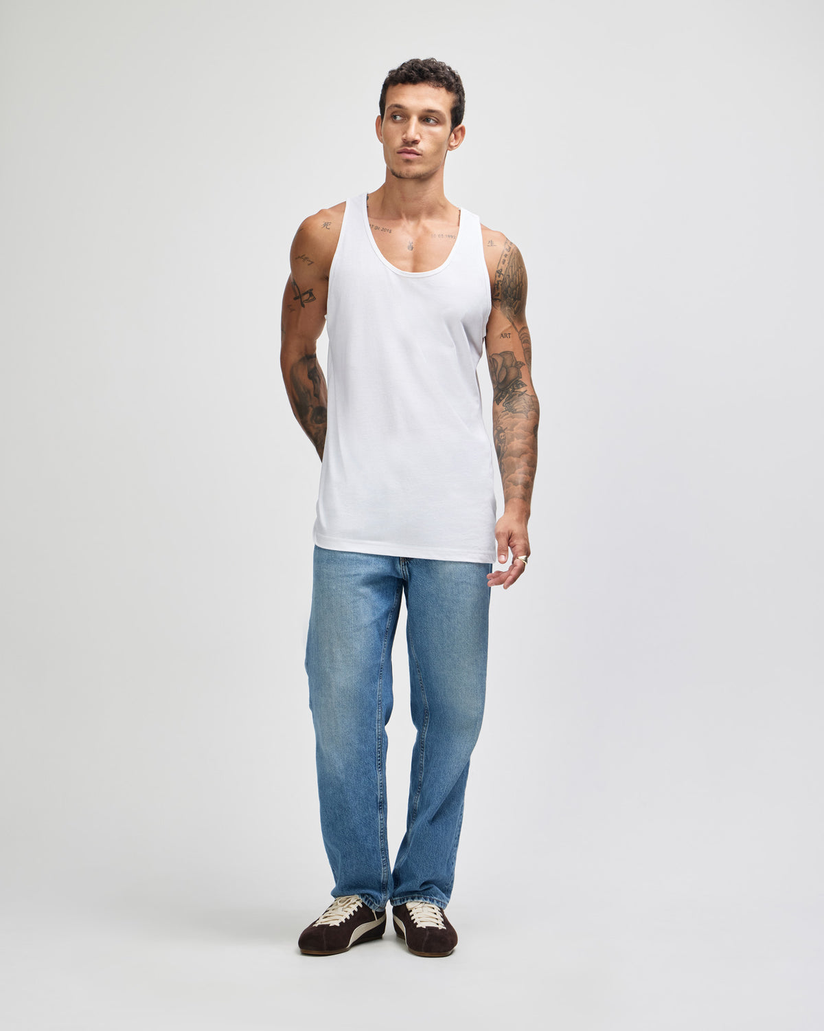 American Apparel Unisex Fine Jersey Tank - White