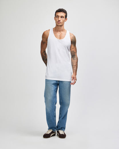 American Apparel Unisex Fine Jersey Tank - White