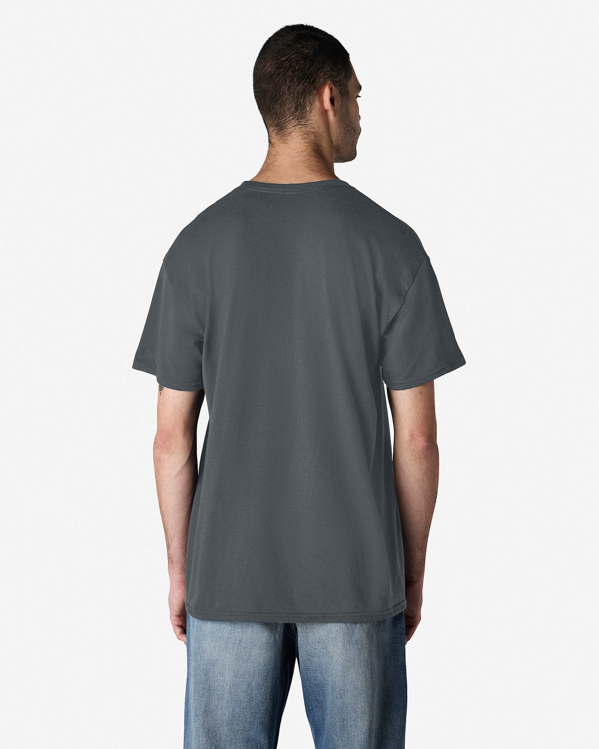 Gildan Light Cotton Adult T-Shirt - Charcoal