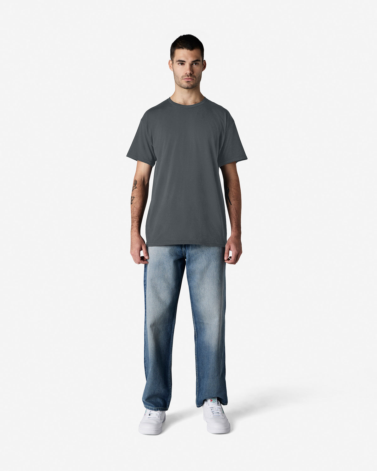 Gildan Light Cotton Adult T-Shirt - Charcoal