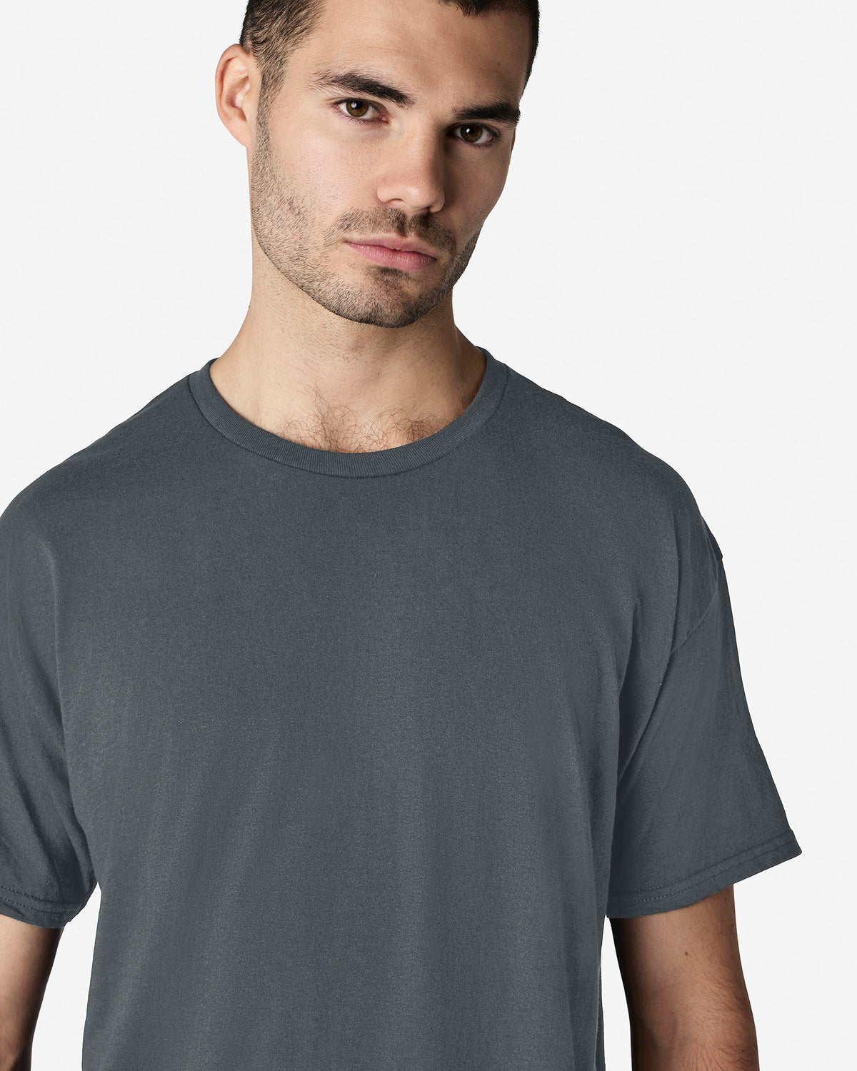 Gildan Light Cotton Adult T-Shirt - Charcoal