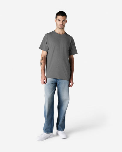 Gildan Light Cotton Adult T-Shirt - Heather Dark Grey
