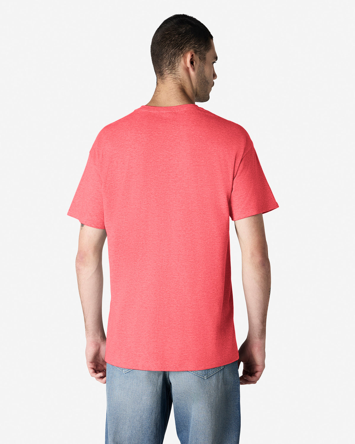 Gildan Light Cotton Adult T-Shirt - Heather Red