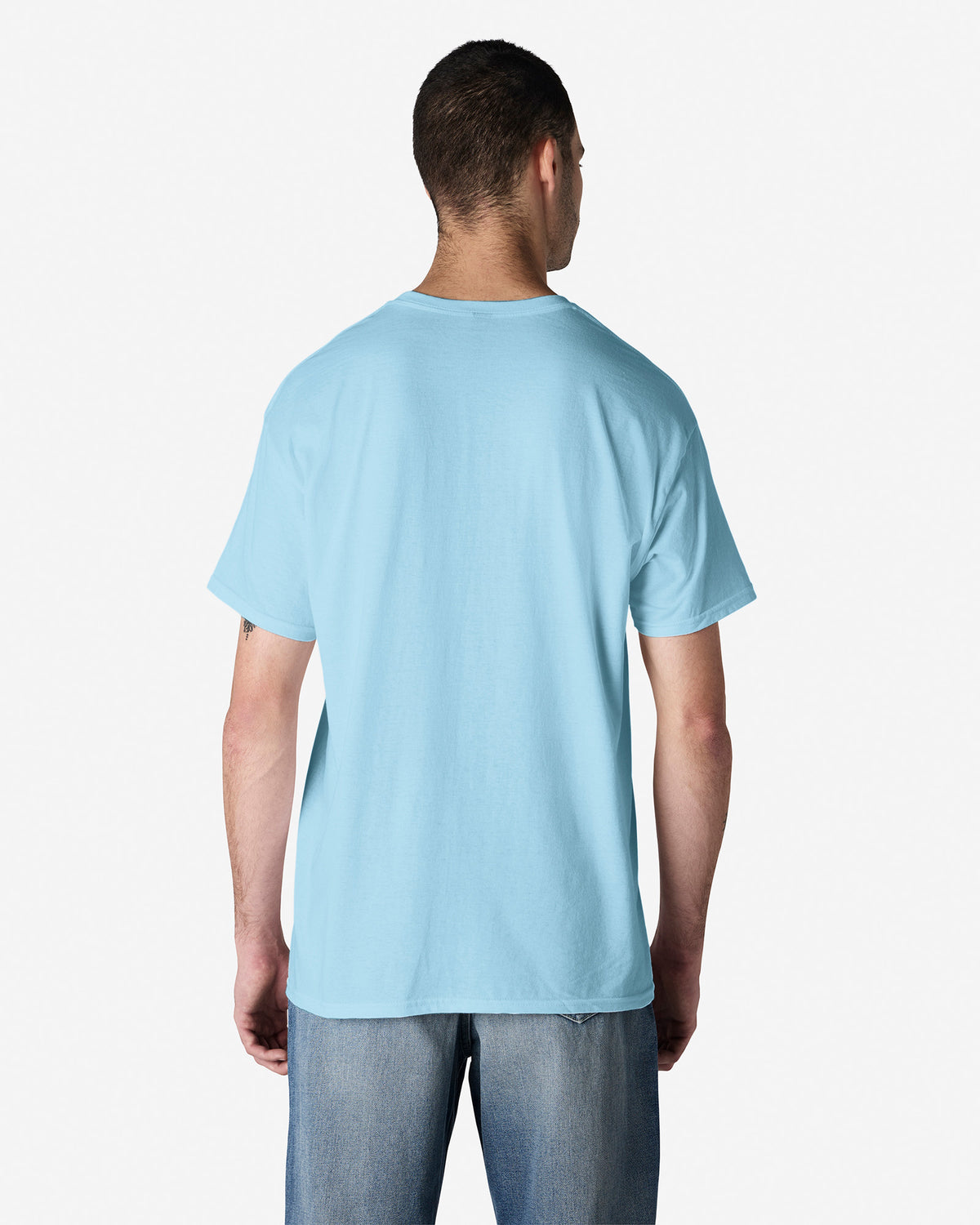 Gildan Light Cotton Adult T-Shirt - Light Blue