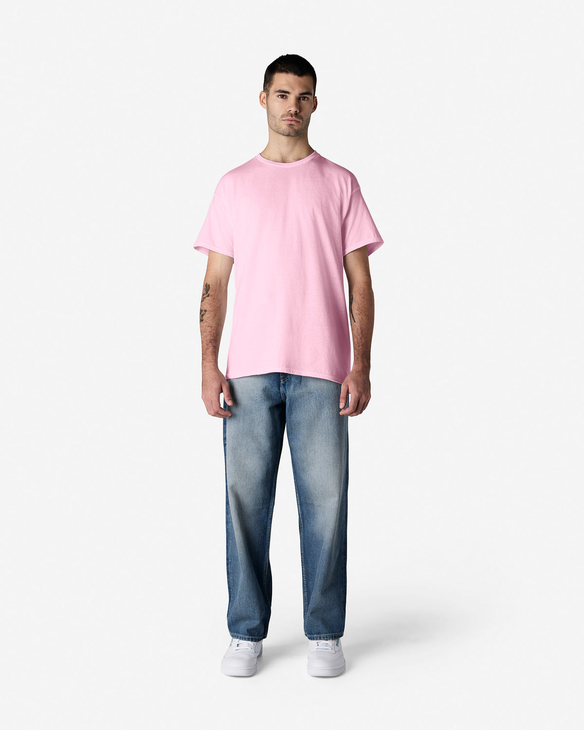 Gildan Light Cotton Adult T-Shirt - Light Pink