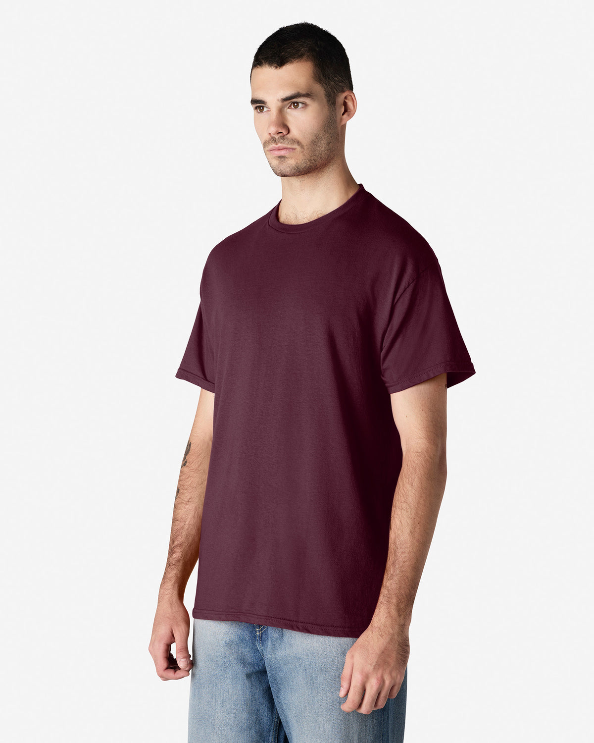 Gildan Light Cotton Adult T-Shirt - Maroon