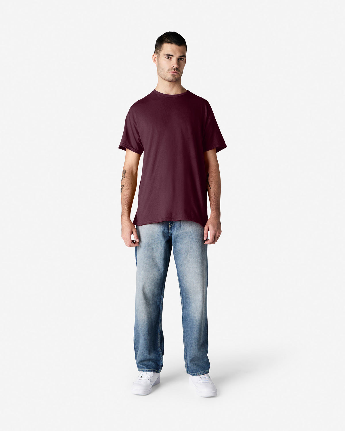 Gildan Light Cotton Adult T-Shirt - Maroon