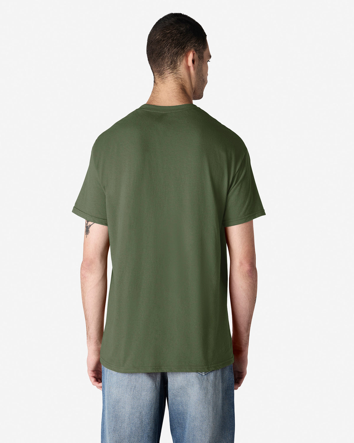 Gildan Light Cotton Adult T-Shirt - Military Green