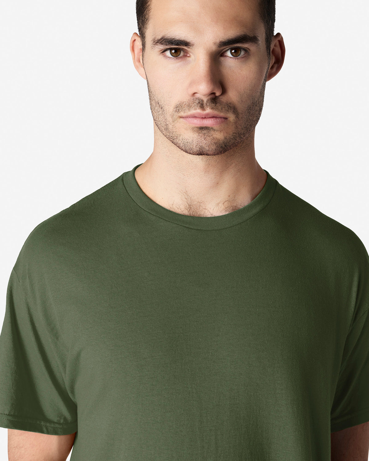 Gildan Light Cotton Adult T-Shirt - Military Green