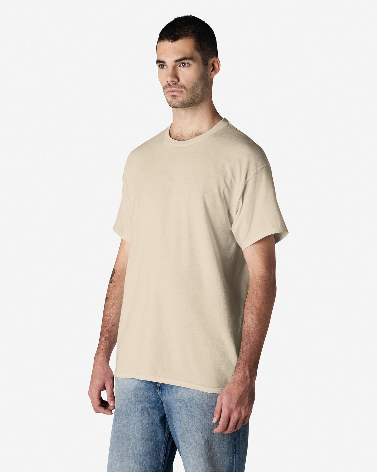 Gildan Light Cotton Adult T-Shirt - Sand