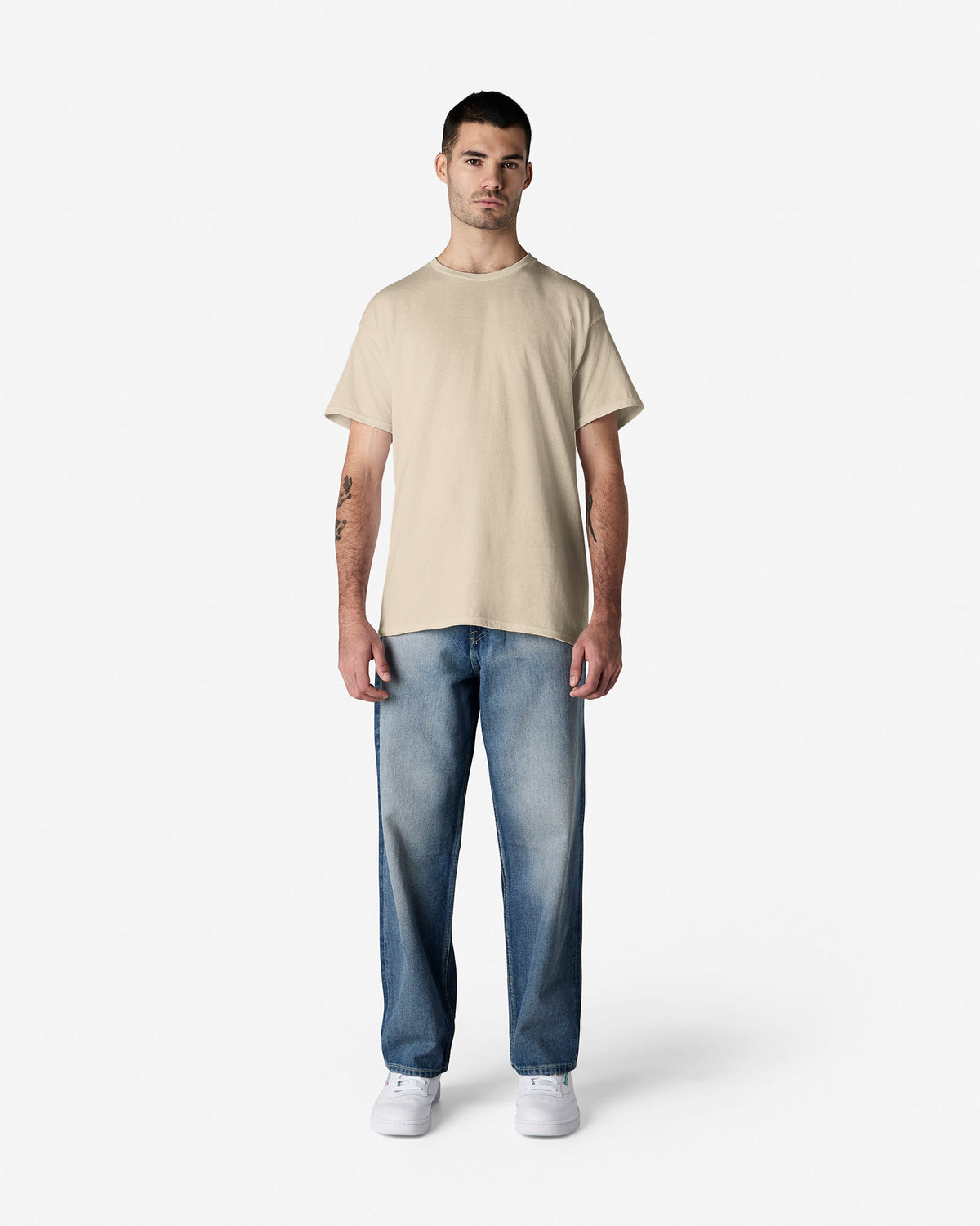 Gildan Light Cotton Adult T-Shirt - Sand