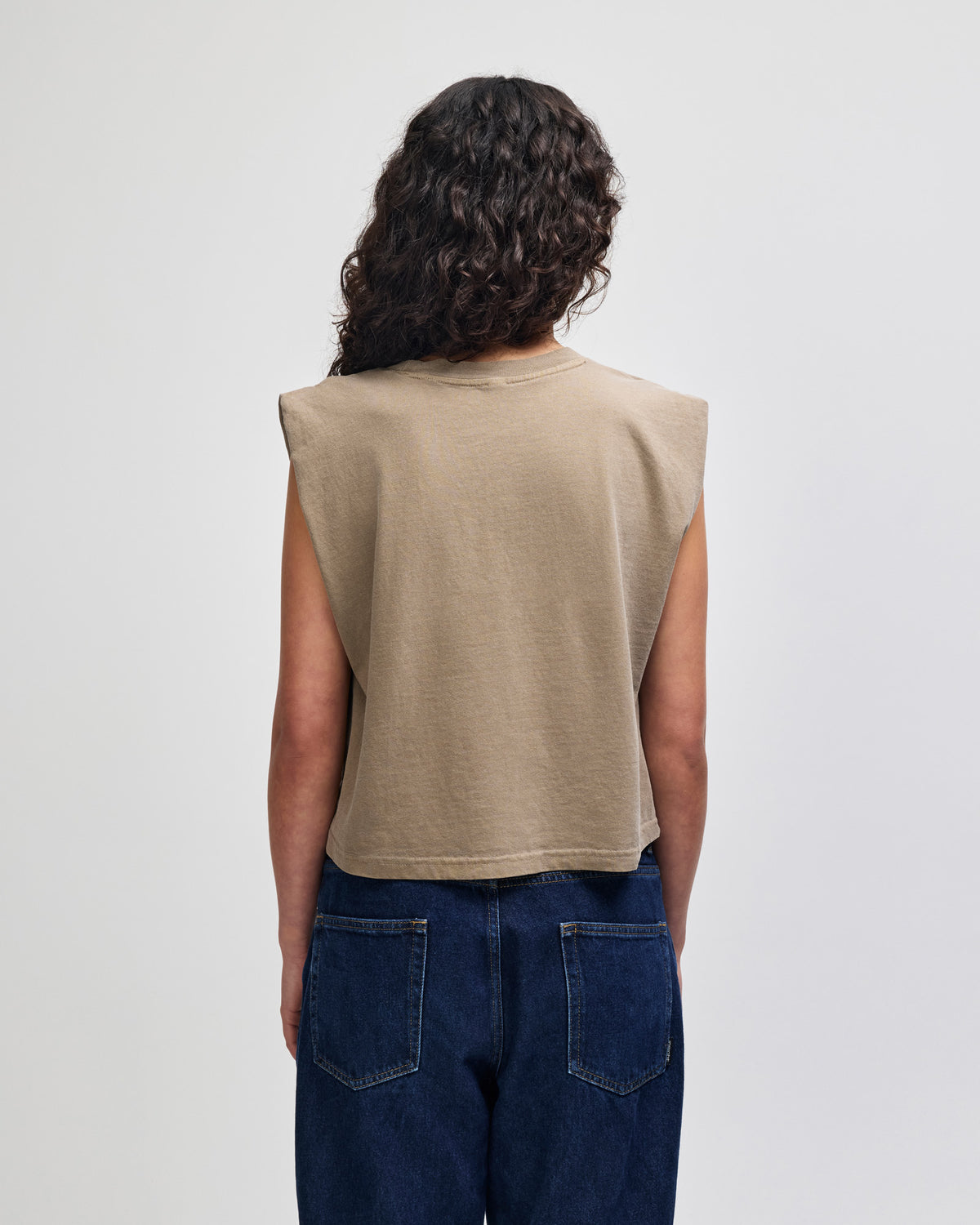 American Apparel Women's Muscle T-shirt - Faded Brown