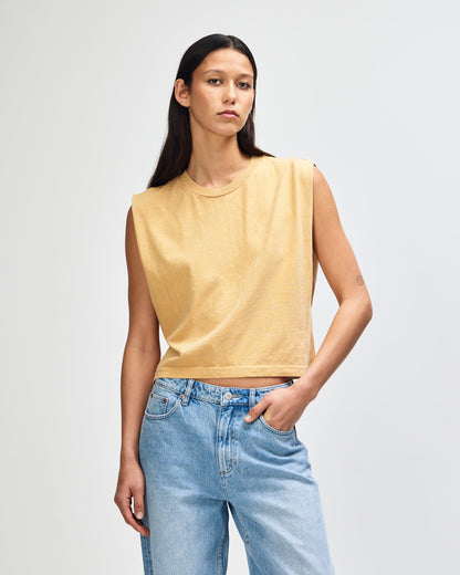 American Apparel Women's Muscle T-shirt - Faded Mustard