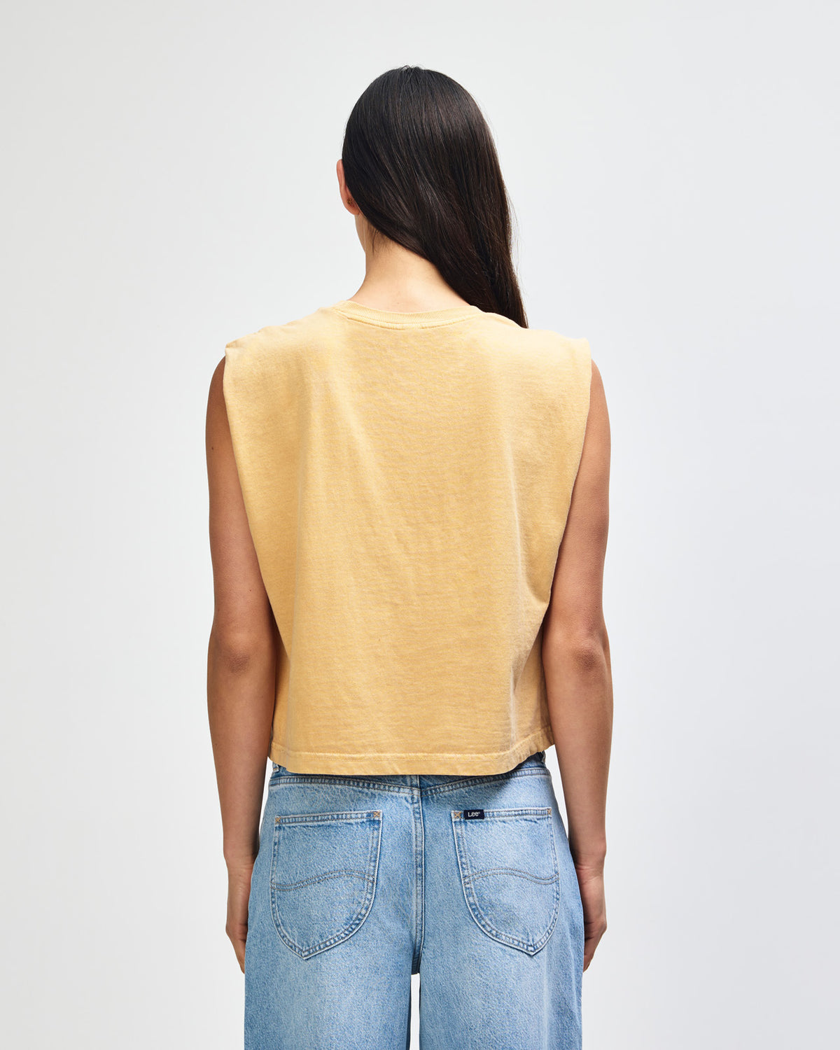 American Apparel Women's Muscle T-shirt - Faded Mustard