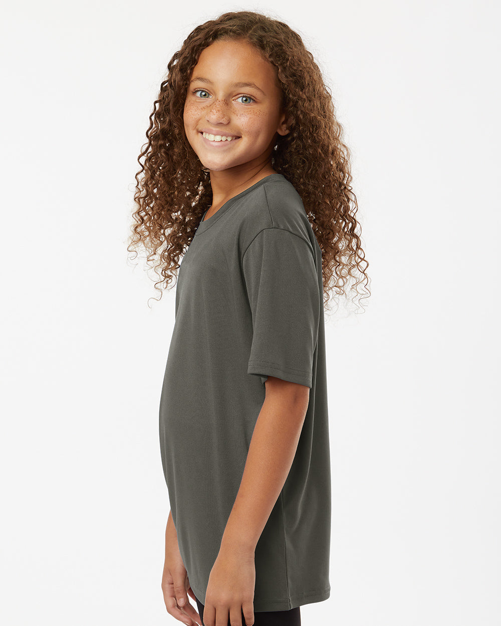 Youth Pro-Lock Performance T-Shirt - Charcoal