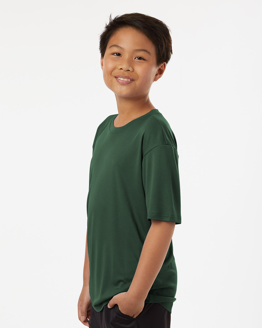 Youth Pro-Lock Performance T-Shirt - Forest Green