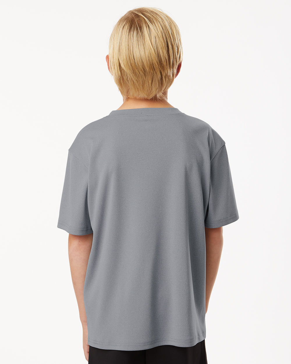 Youth Pro-Lock Performance T-Shirt - Heather Steel