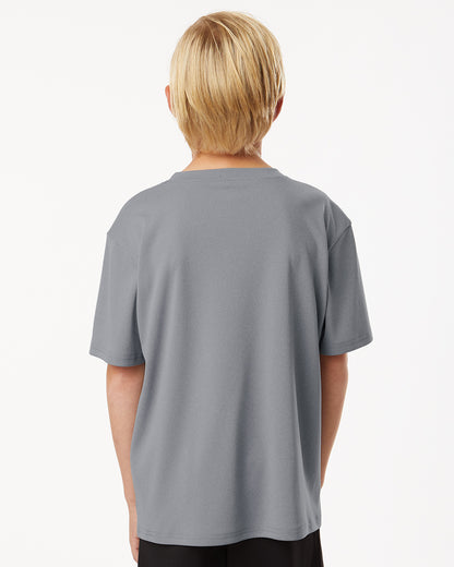 Youth Pro-Lock Performance T-Shirt - Heather Steel