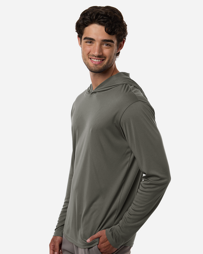 Men's Pro-Lock Performance Hooded T-Shirt - Charcoal