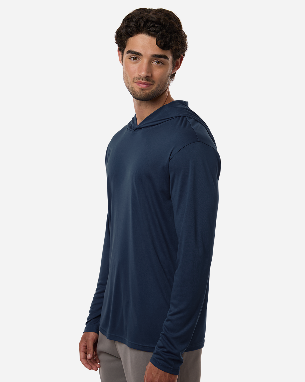 Men's Pro-Lock Performance Hooded T-Shirt - Navy