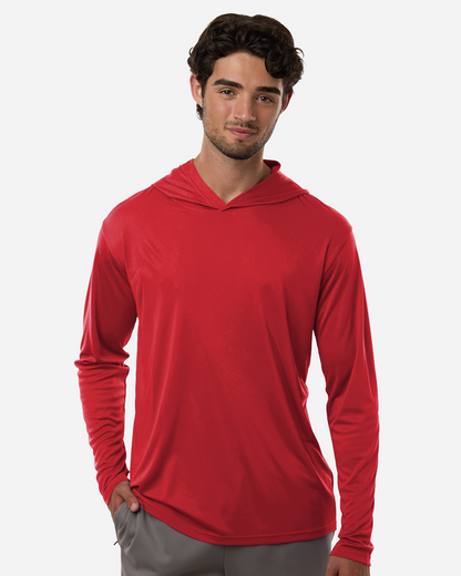 Men's Pro-Lock Performance Hooded T-Shirt - Red