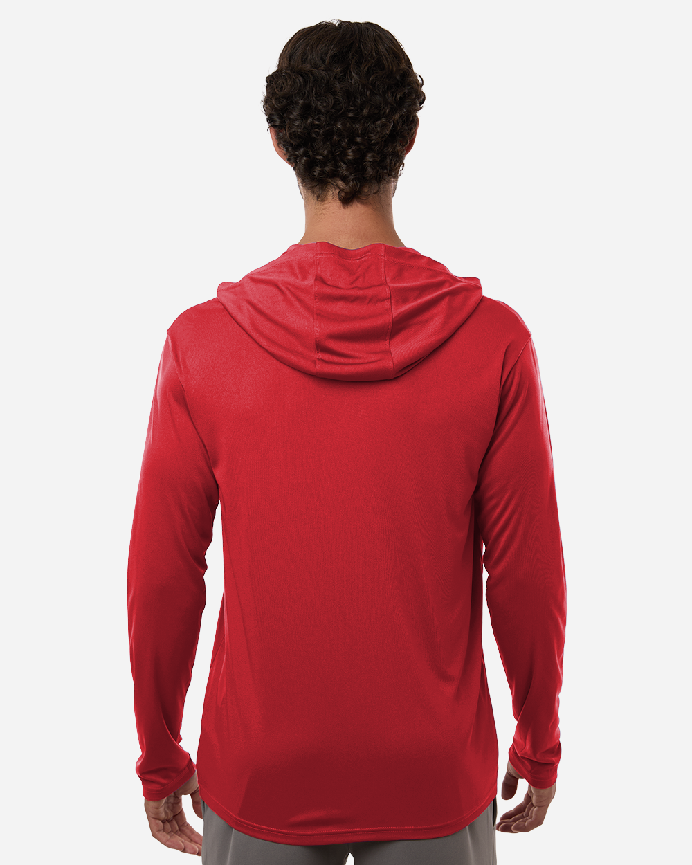 Men's Pro-Lock Performance Hooded T-Shirt - Red