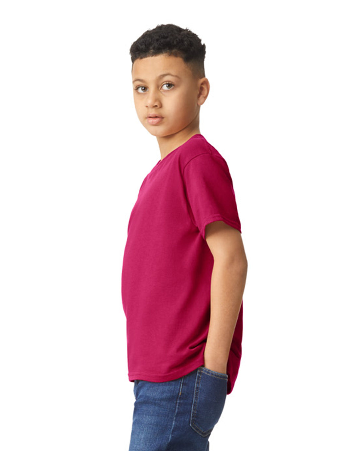 Gildan Heavy Cotton Youth T-Shirt - Cardinal Red