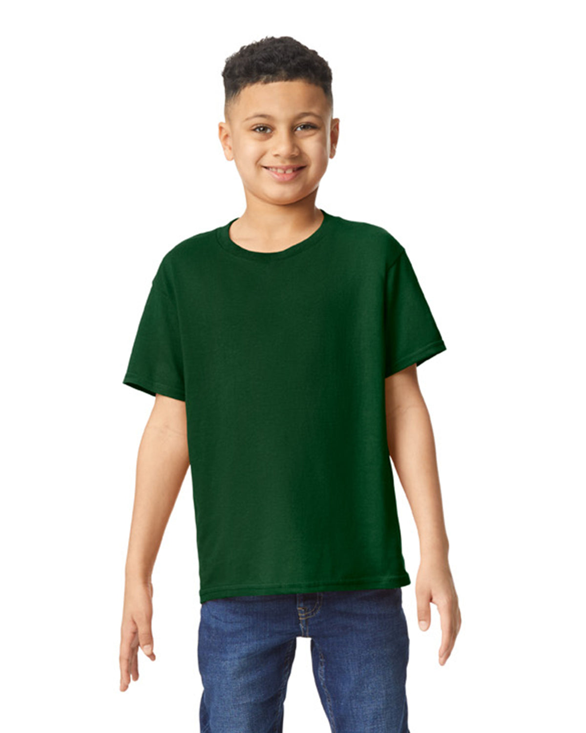 Gildan Heavy Cotton Youth T-Shirt - Forest Green