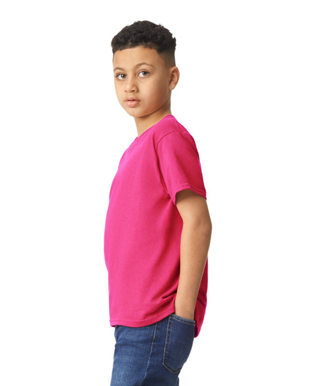 Gildan Heavy Cotton Youth T-Shirt - Heliconia