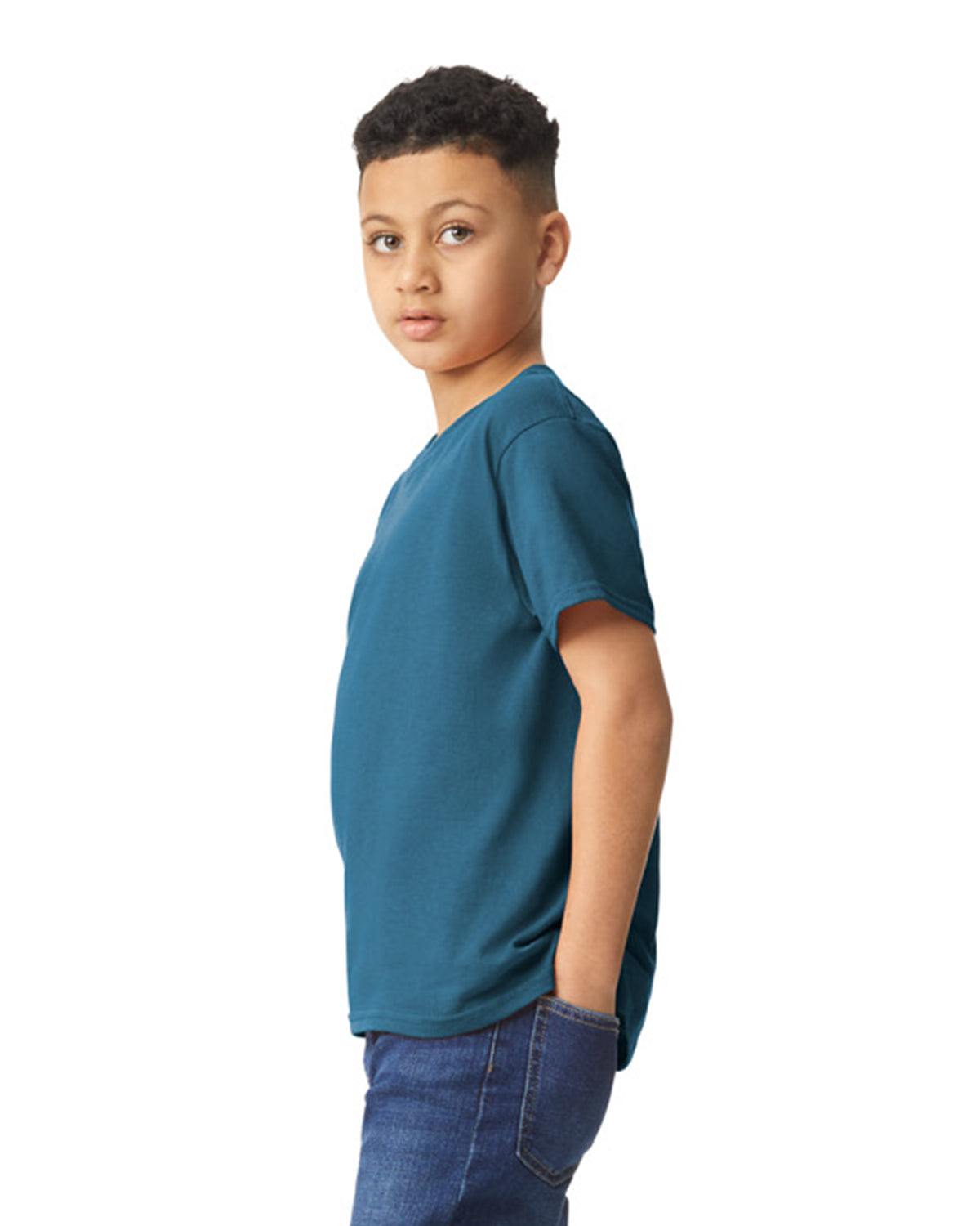 Gildan Heavy Cotton Youth T-Shirt - Indigo Blue