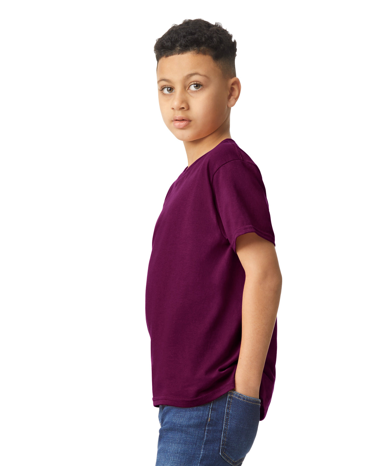 Gildan Heavy Cotton Youth T-Shirt - Maroon