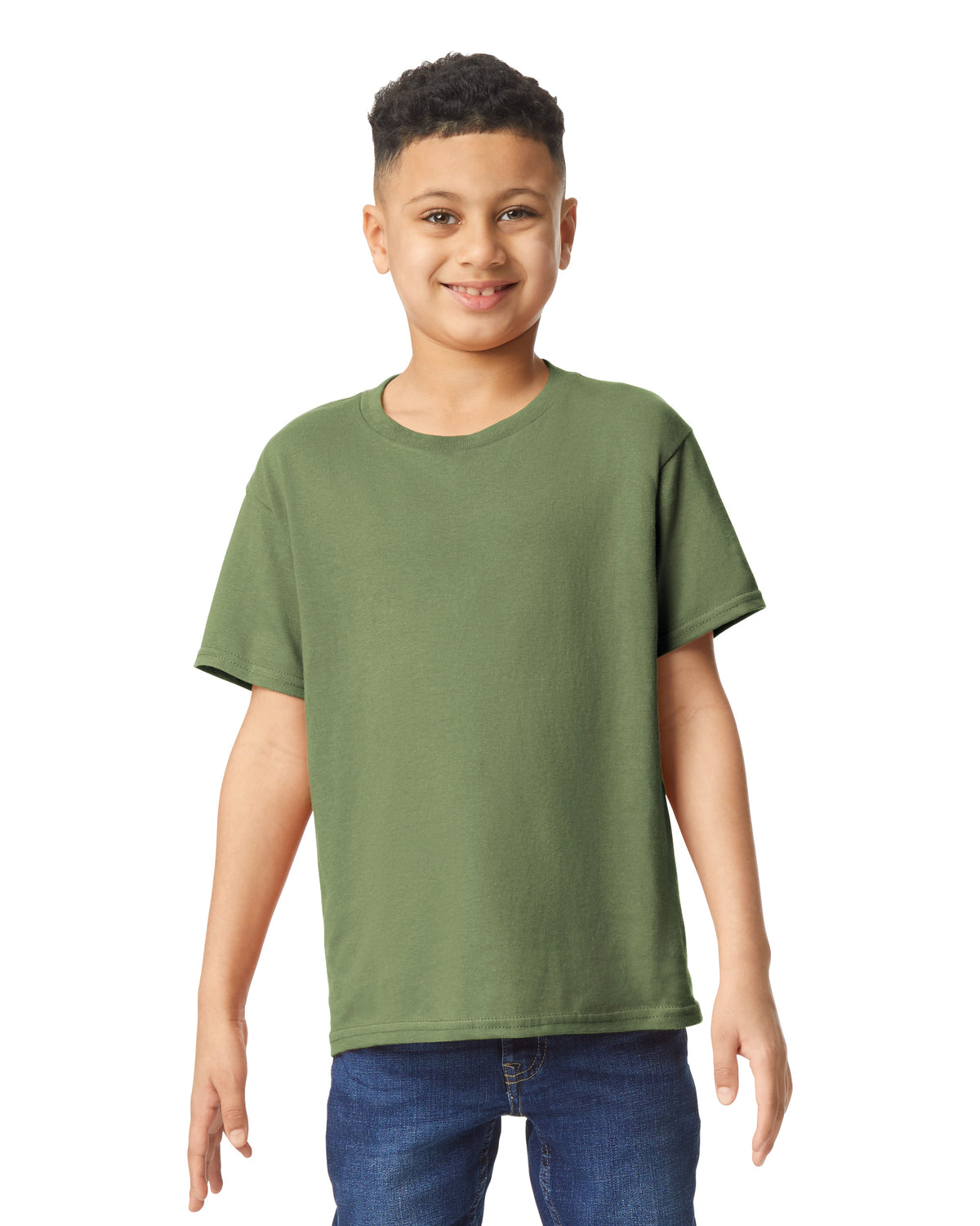 Gildan Heavy Cotton Youth T-Shirt - Military Green