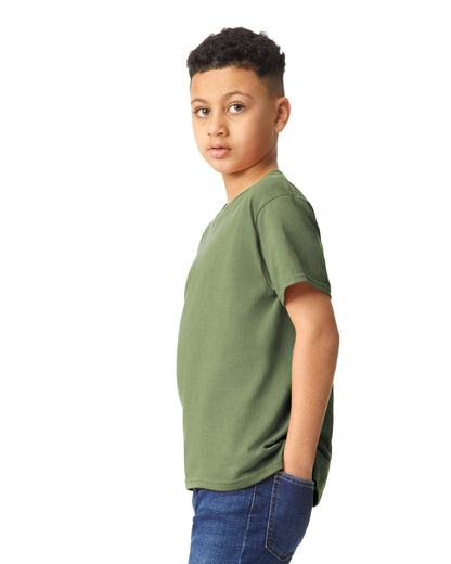 Gildan Heavy Cotton Youth T-Shirt - Military Green