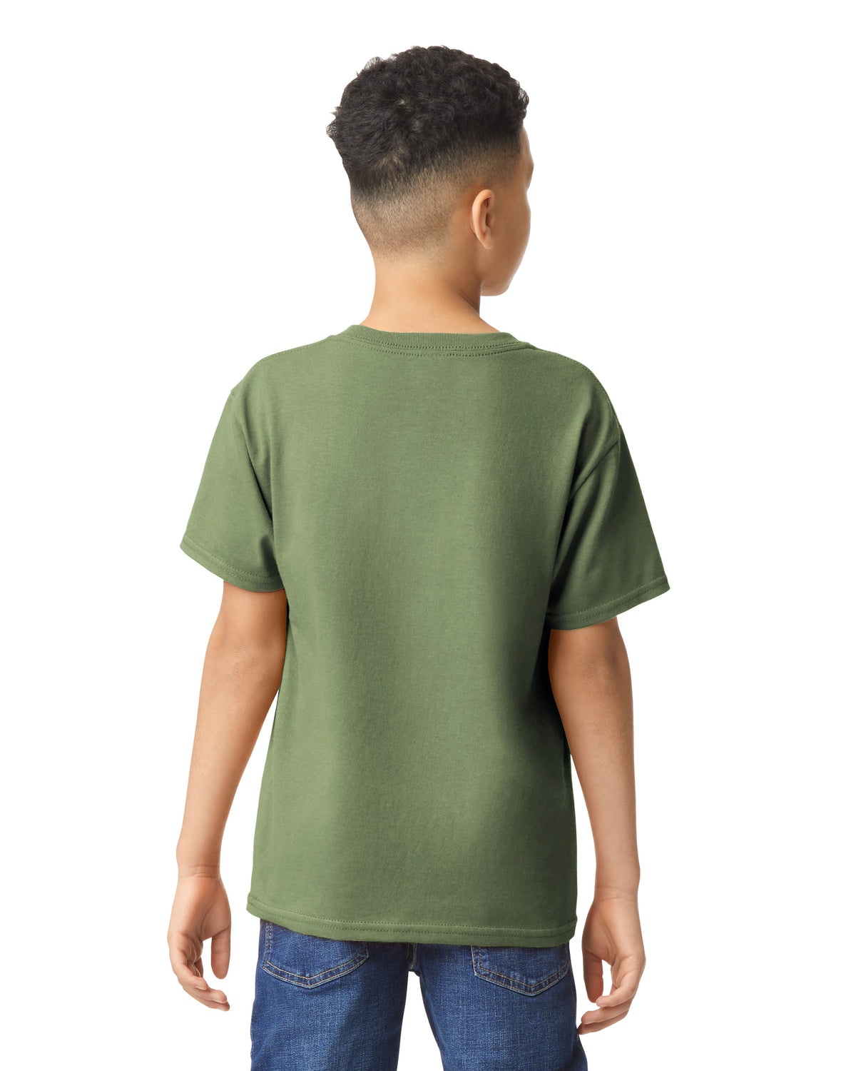 Gildan Heavy Cotton Youth T-Shirt - Military Green