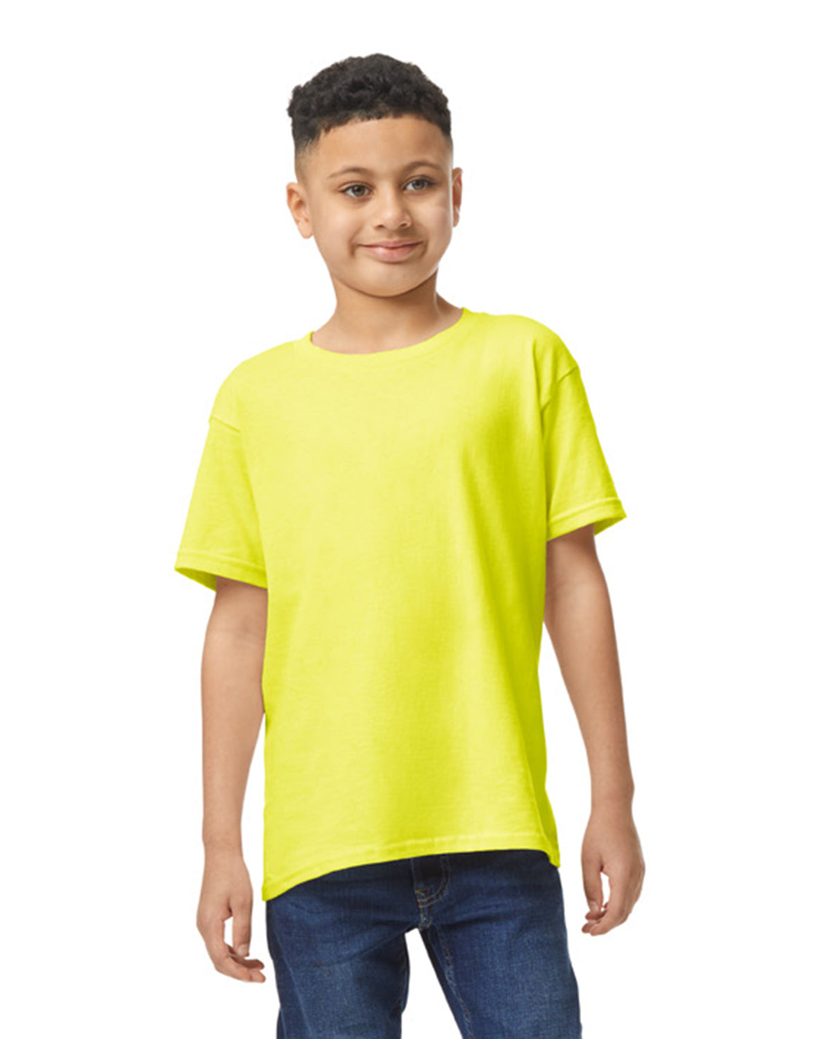Gildan Heavy Cotton Youth T-Shirt - Safety Green