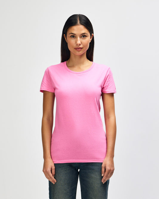 Gildan Heavy Cotton Ladies' T-Shirt - Azalea